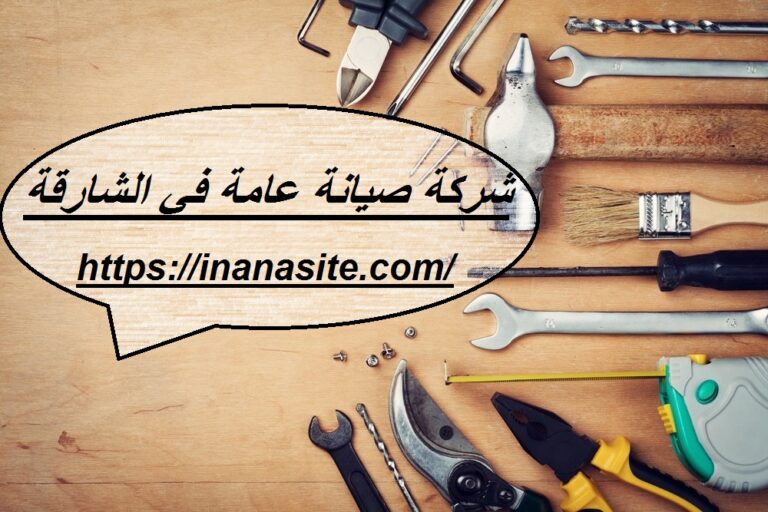 شركة صيانة عامة في الشارقة