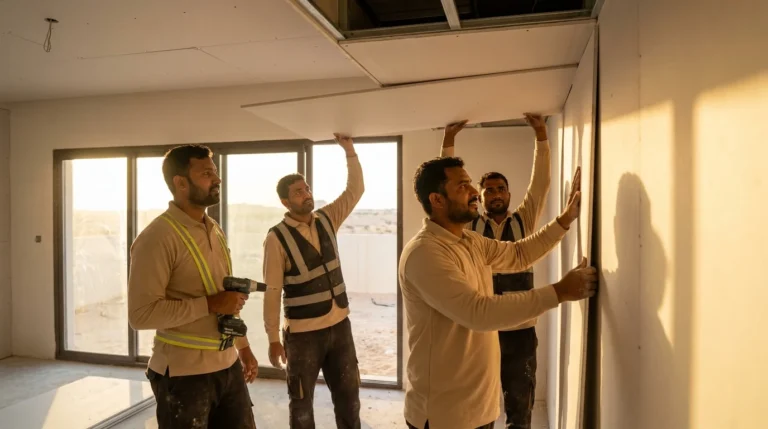 تركيب جبس بورد في العين