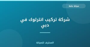شركة تركيب انترلوك في دبي