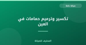 تكسير وترميم حمامات في العين