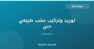 توريد وتركيب عشب طبيعي دبي | 0559066624| تصميم حدائق