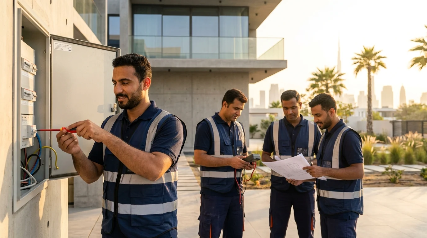 صيانة لوحات توزيع الكهرباء في الإمارات 1