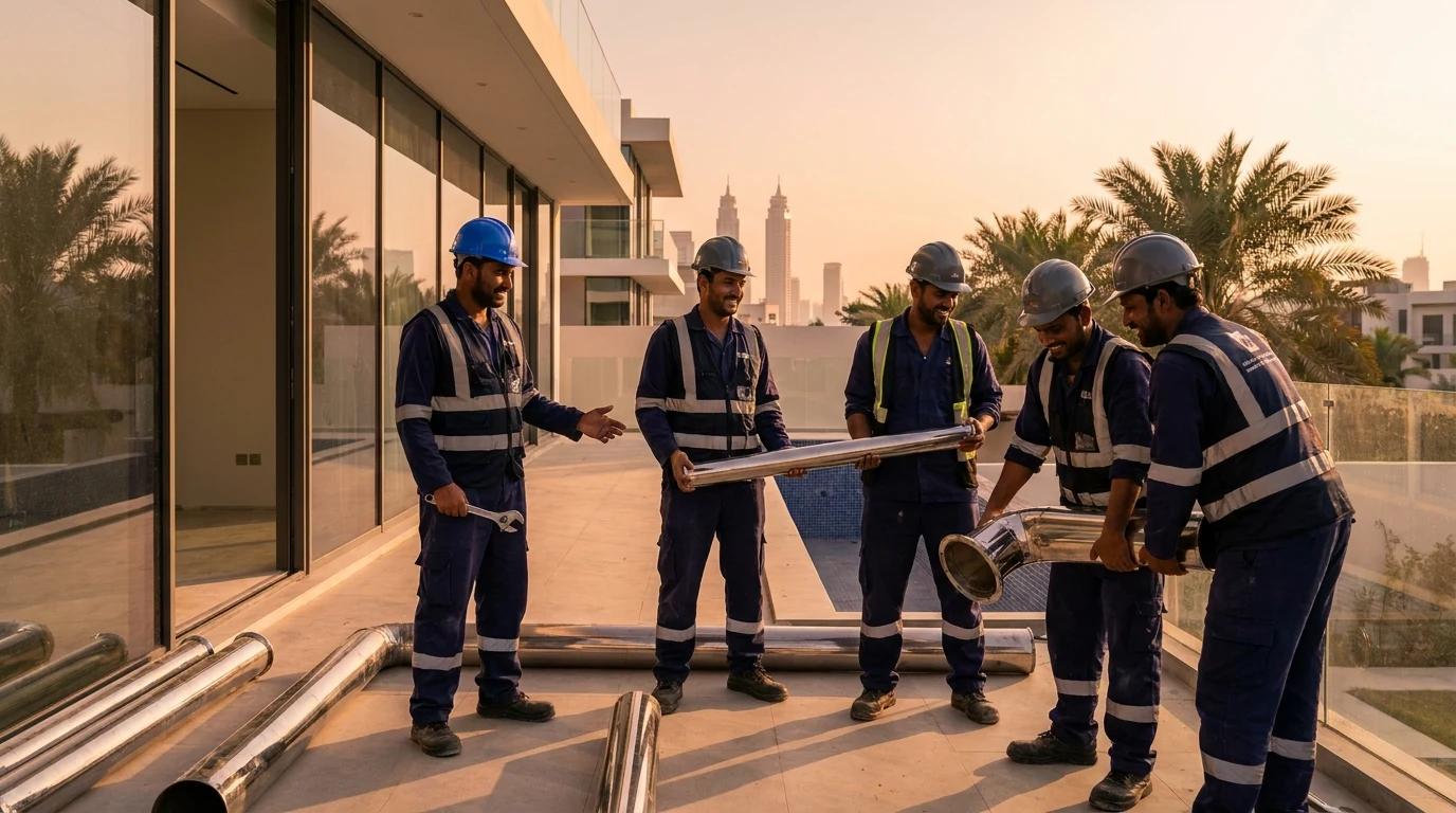 تركيب أطقم حمامات وخلاطات في الإمارات 1