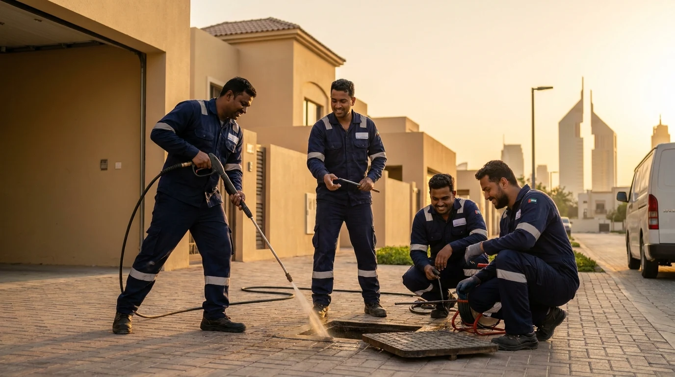 شركة تسليك مجاري بالضغط في الإمارات 1